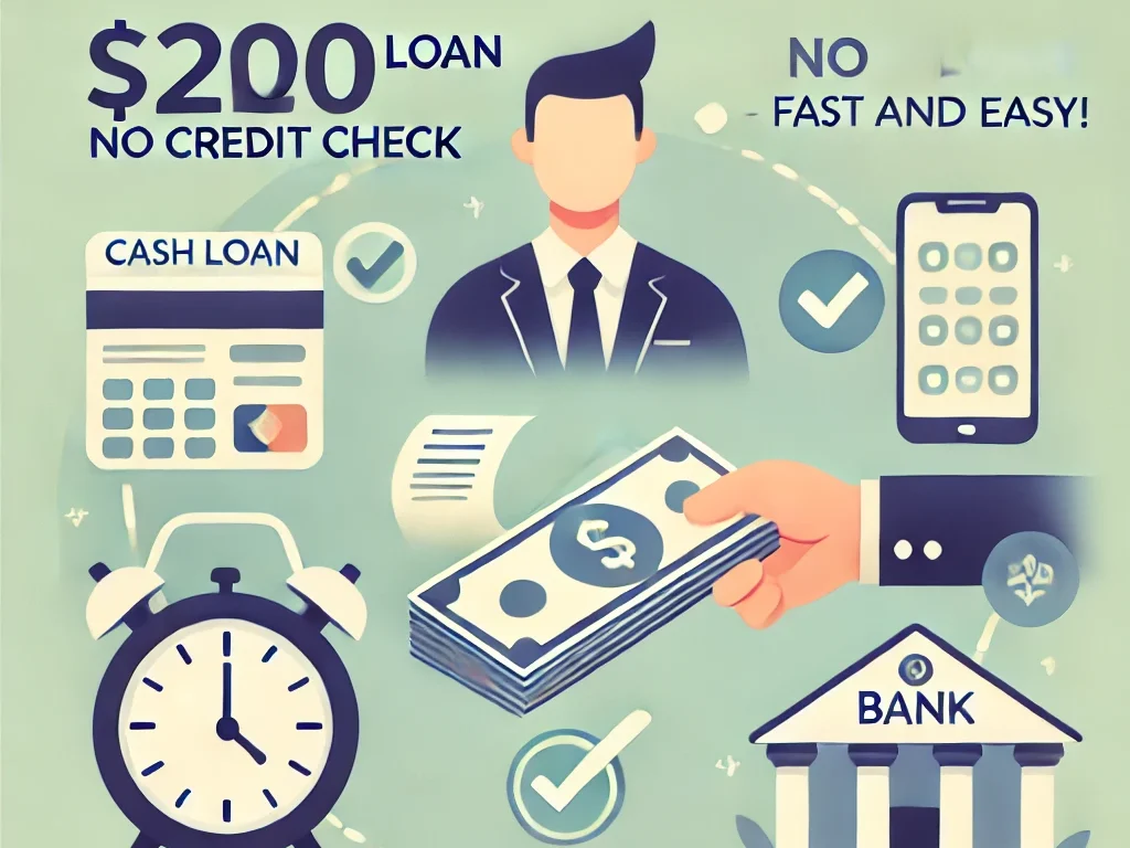 $200 Loan No Credit Check